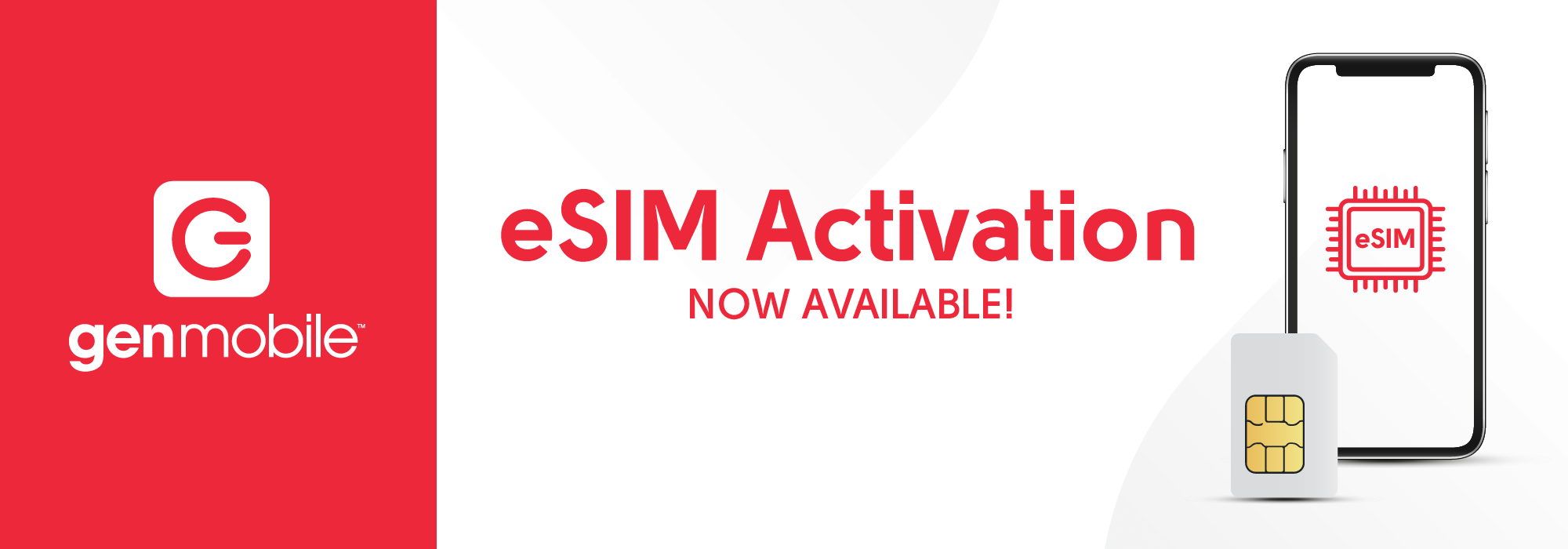 Gen Mobile eSim Activation Now Available